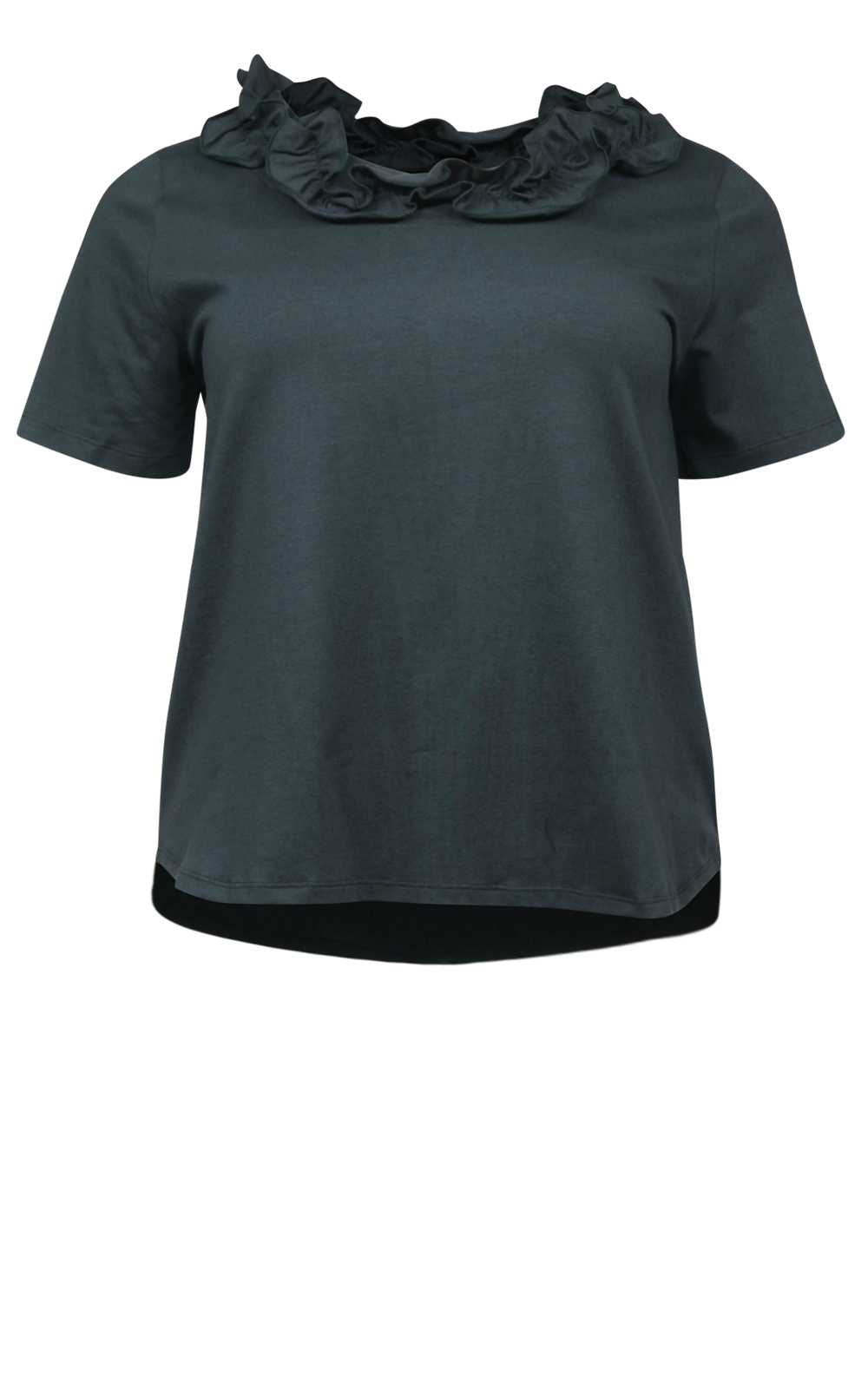 Frill Neck Tee product photo.