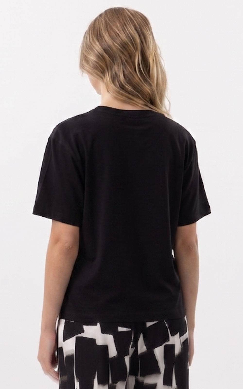 Abstract Tee product photo.