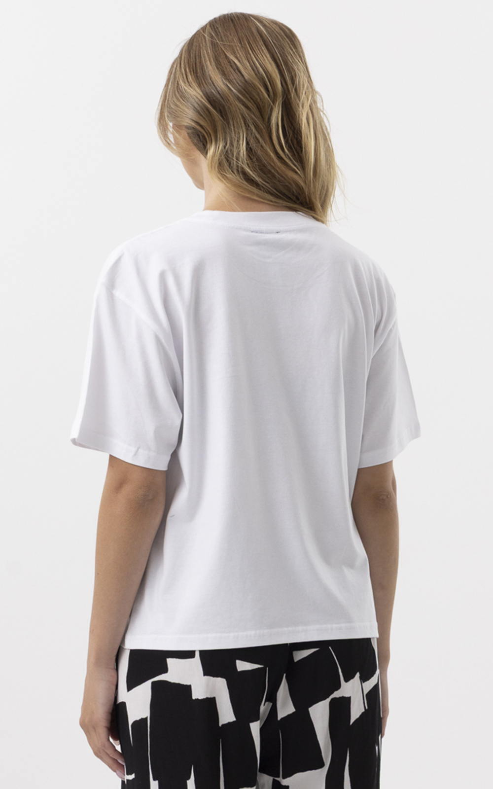 Abstract Tee product photo.
