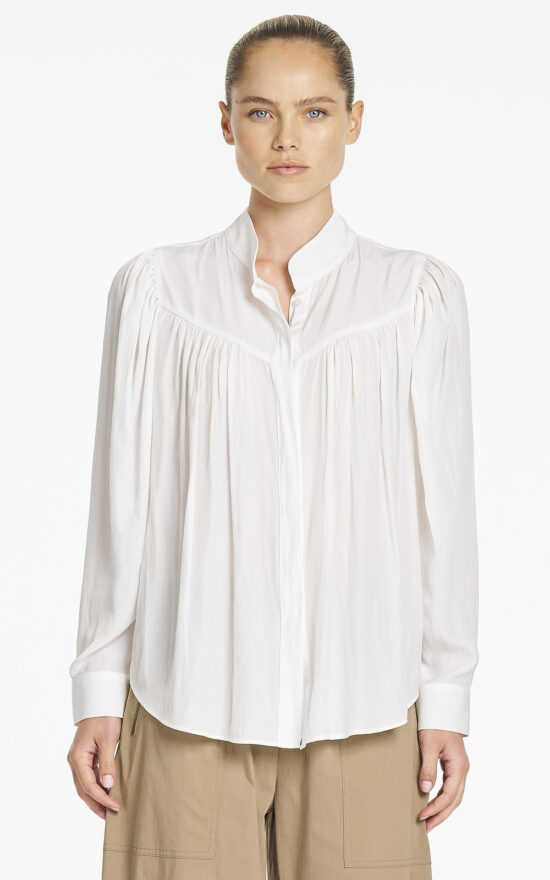 Lyric Blouse product photo.