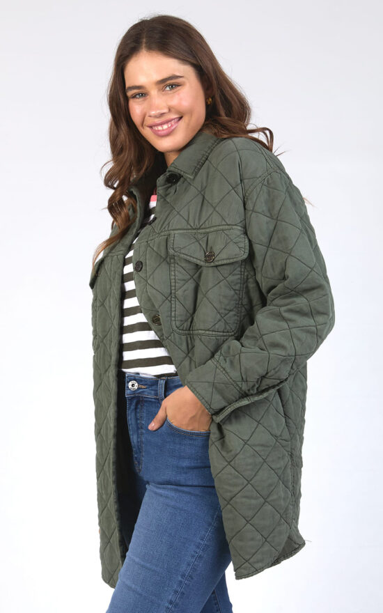 Katie Quilted Shackett product photo.