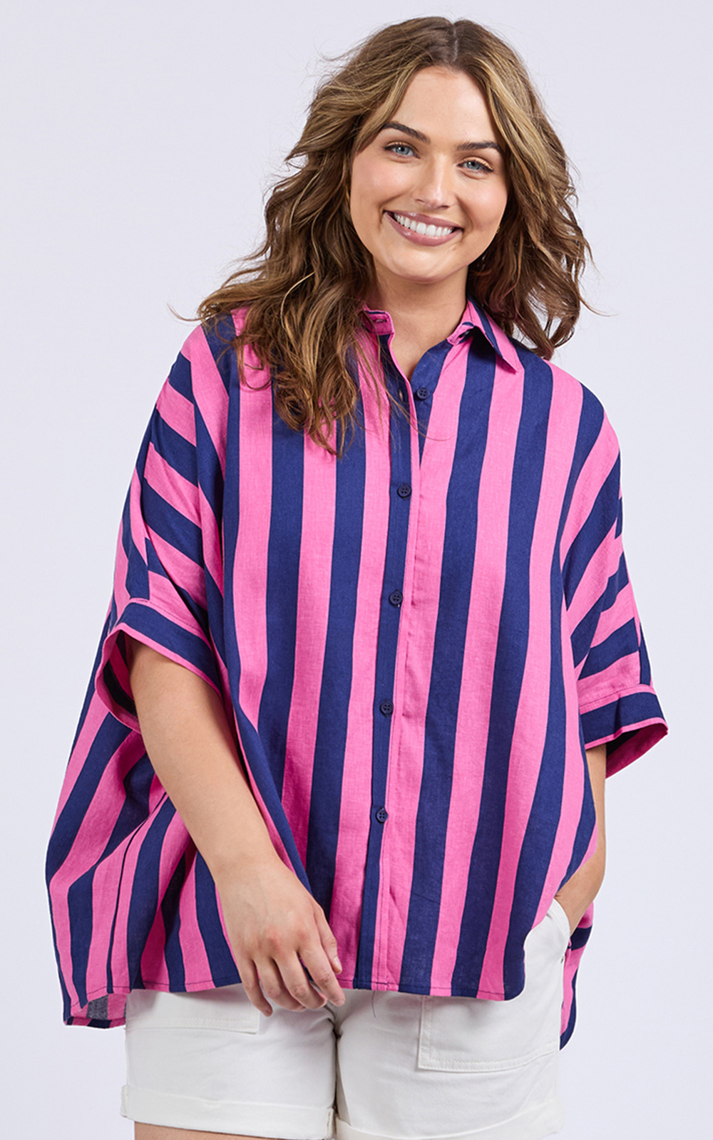 Palermo Stripe Shirt product photo.