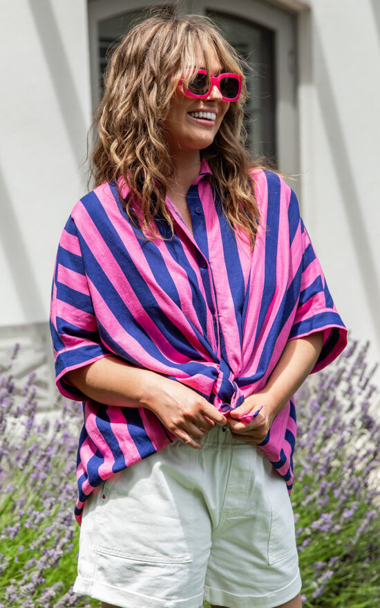 Palermo Stripe Shirt product photo.