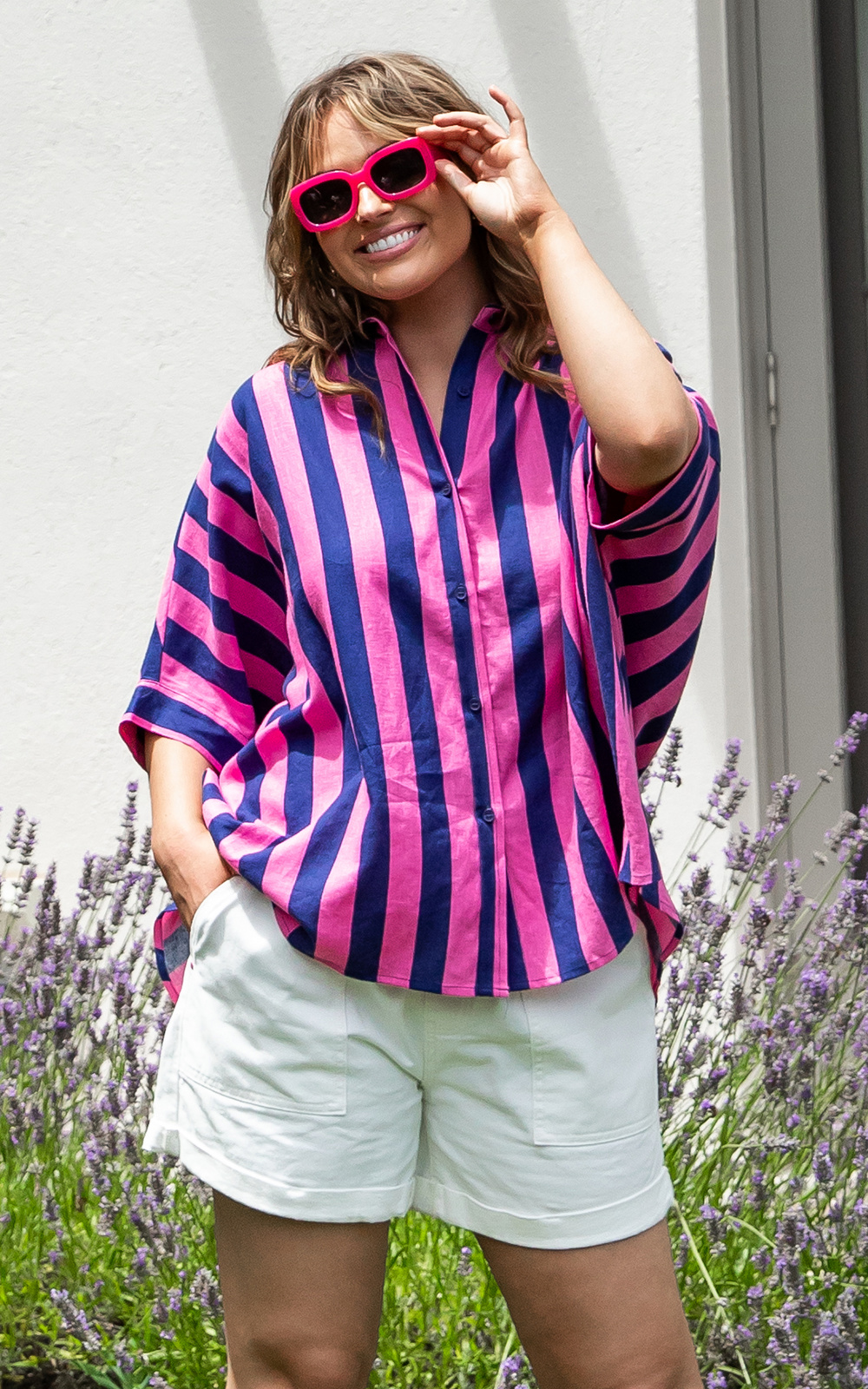 Palermo Stripe Shirt product photo.
