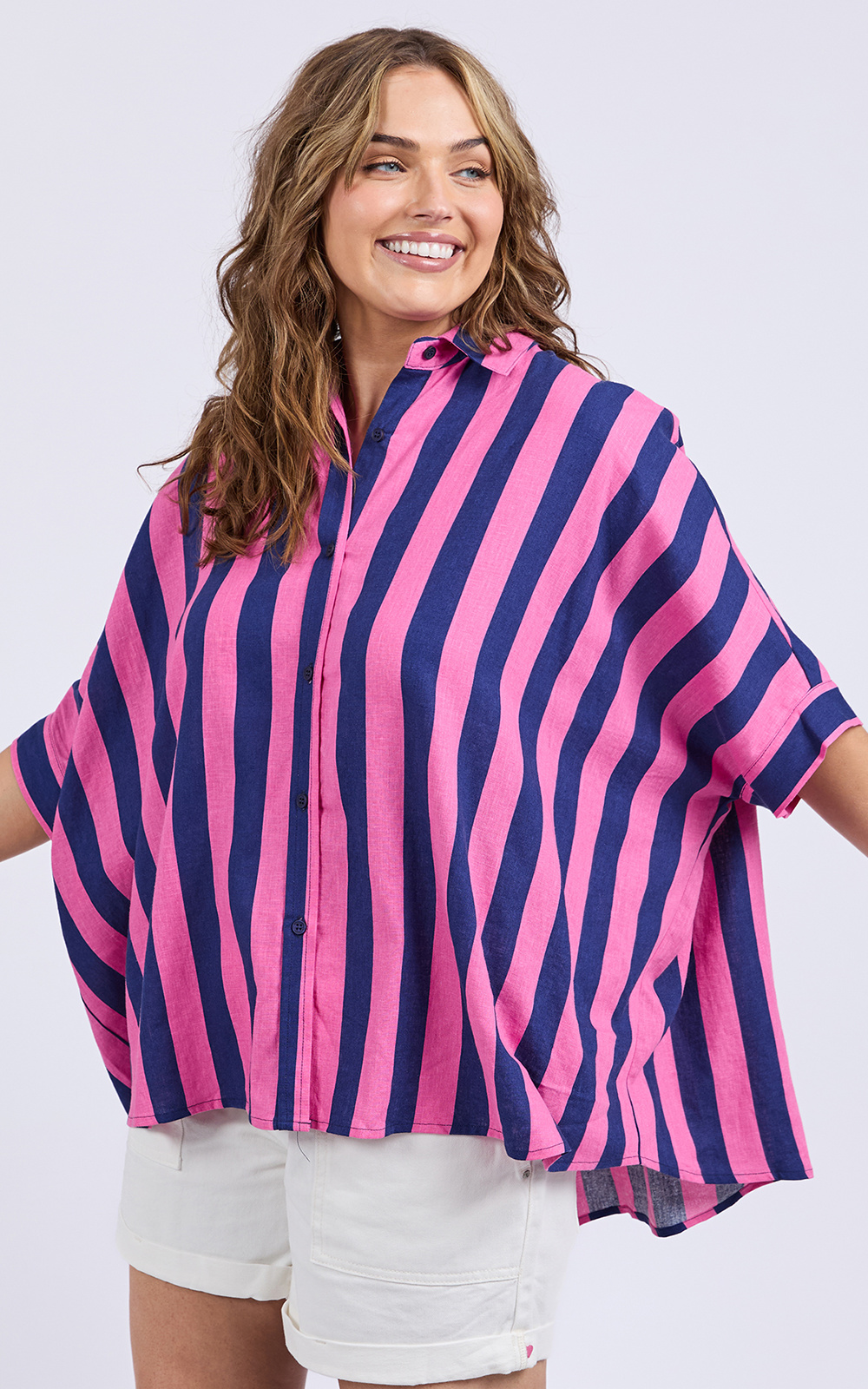Palermo Stripe Shirt product photo.