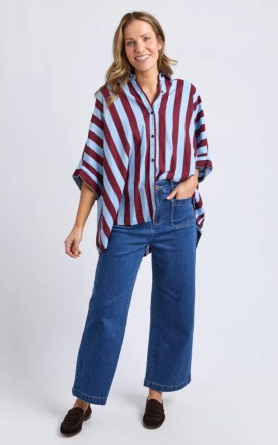 Palermo Stripe Shirt product photo.