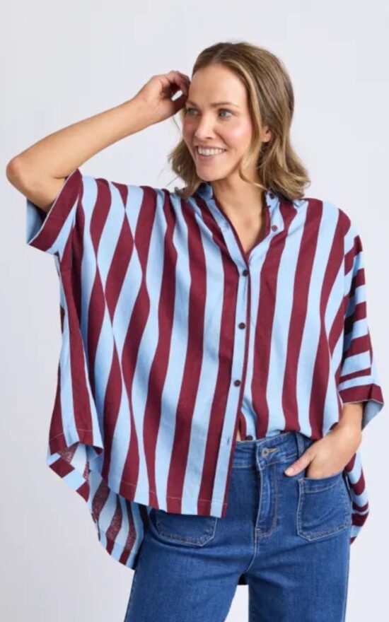 Palermo Stripe Shirt product photo.