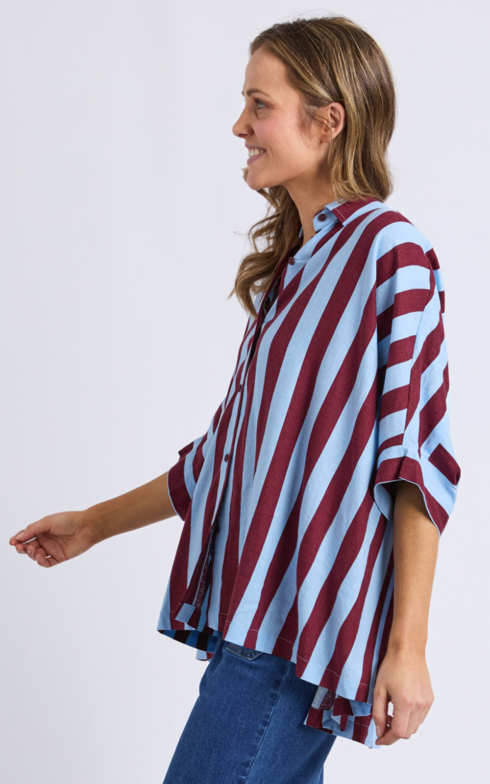 Palermo Stripe Shirt product photo.