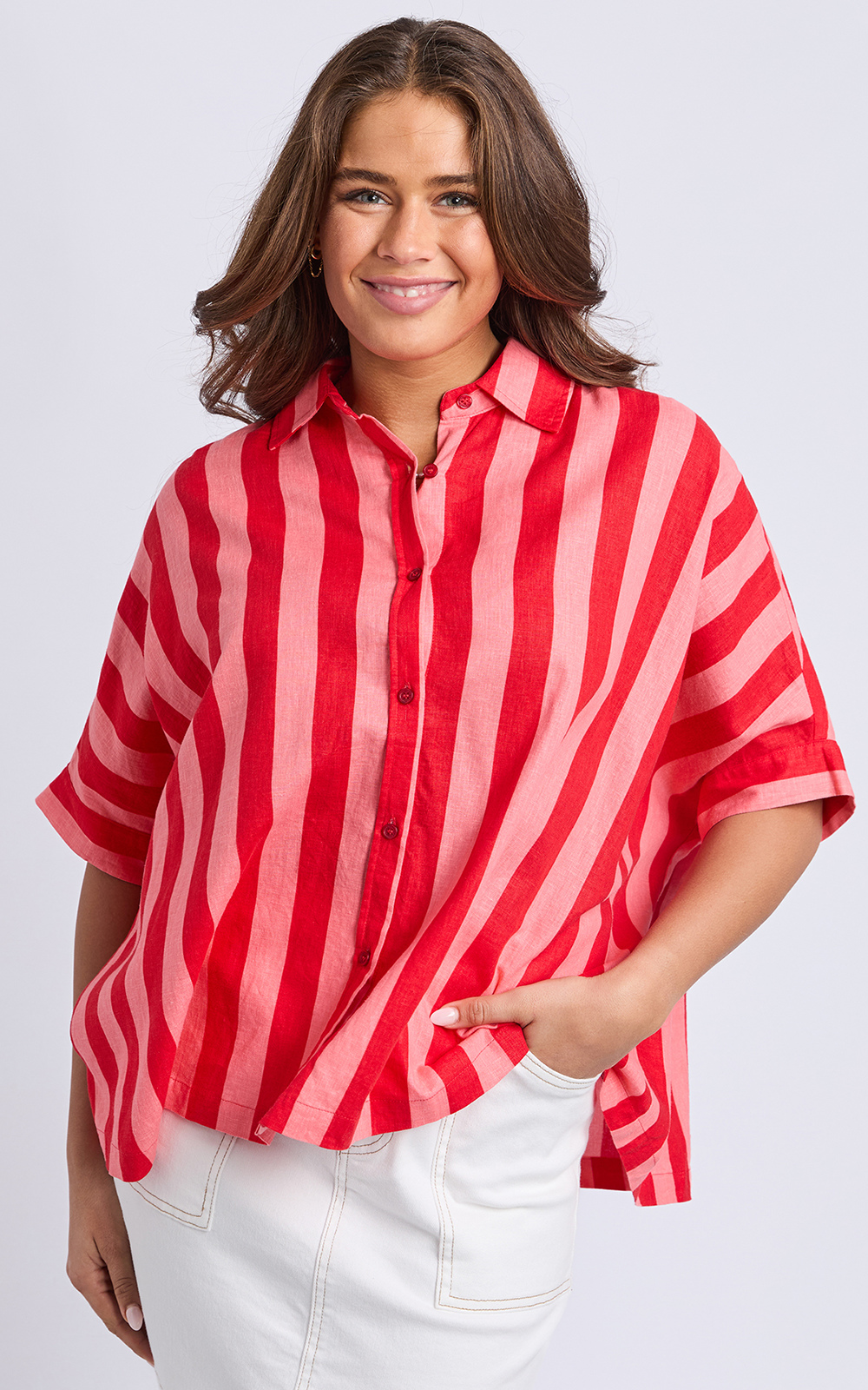 Palermo Stripe Shirt product photo.