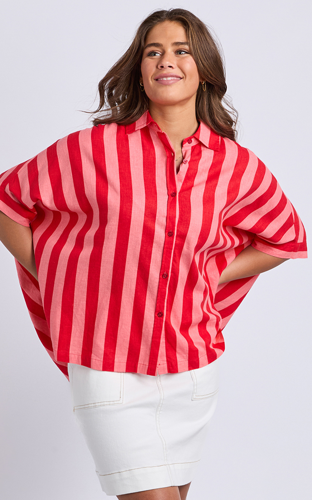 Palermo Stripe Shirt product photo.