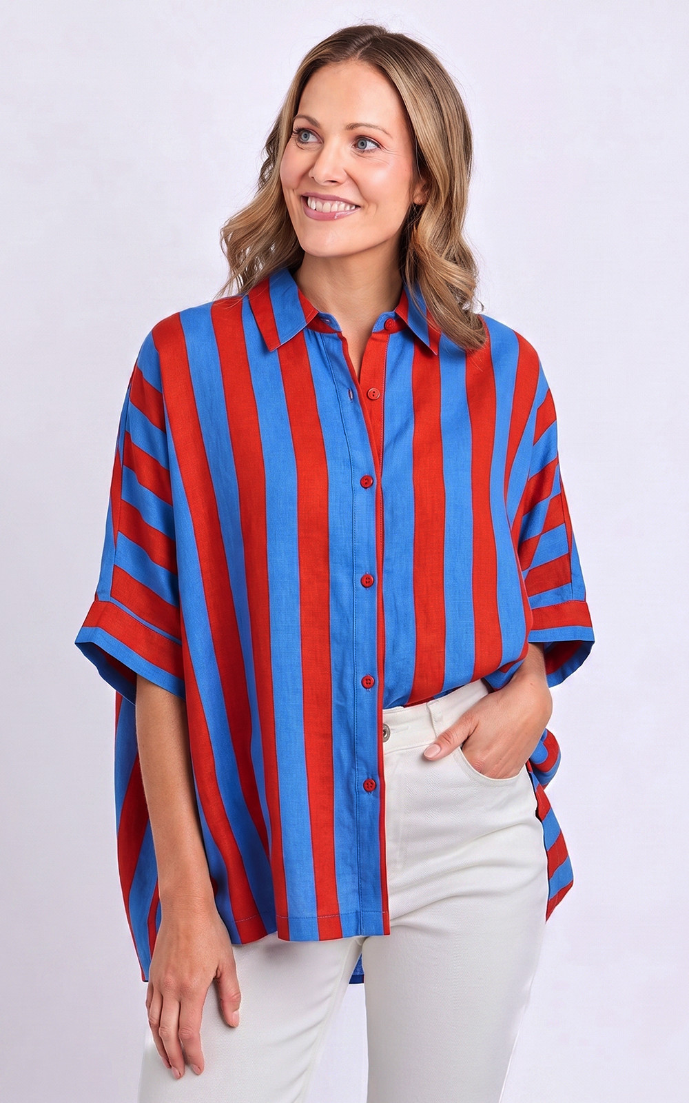 Palermo Stripe Shirt product photo.