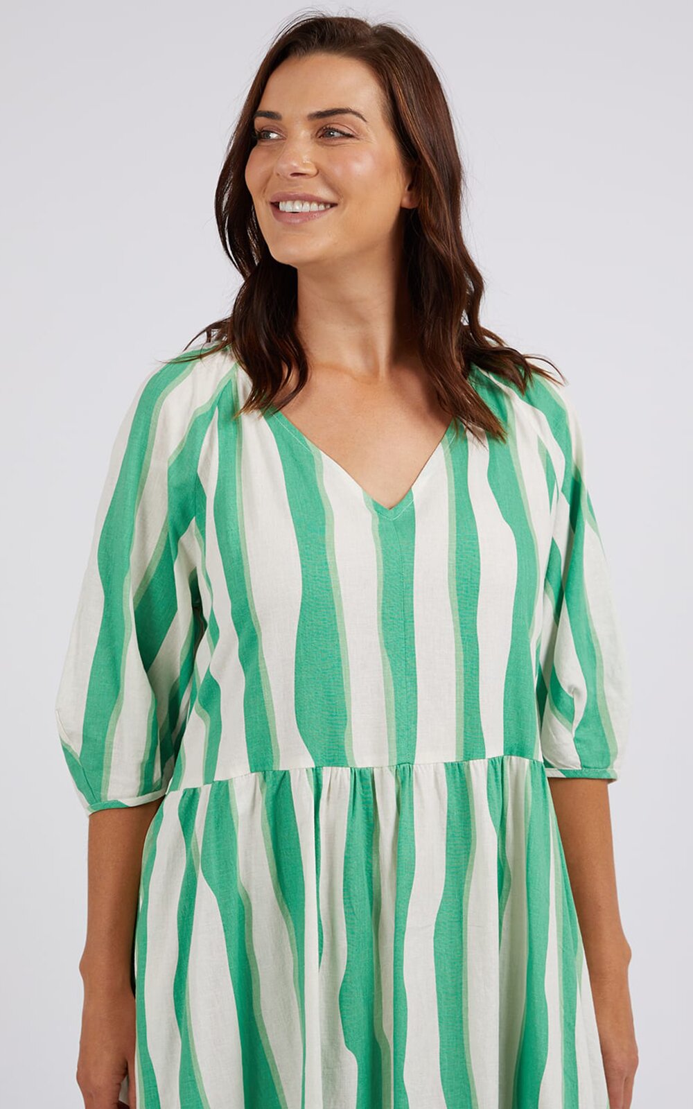 Spritz Stripe Dress product photo.