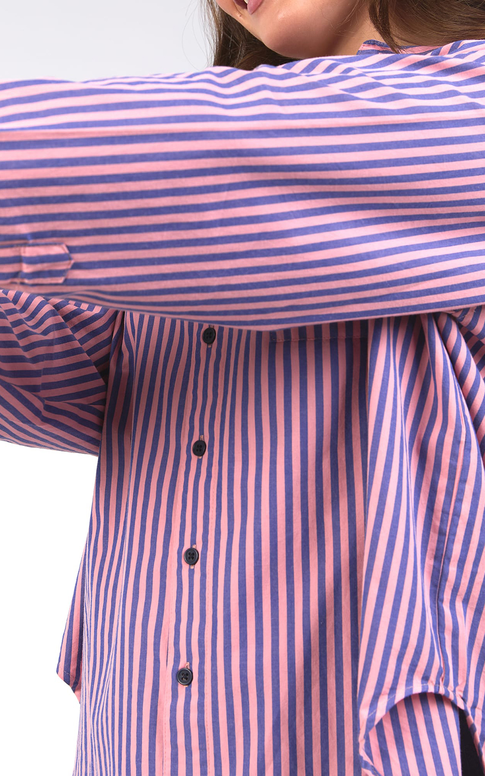 Lila Stripe Shirt  product photo.