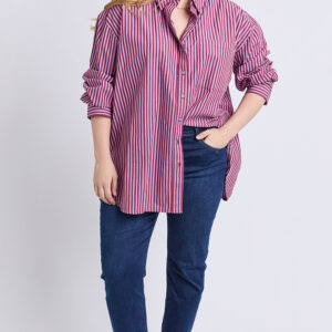 Lila Stripe Shirt