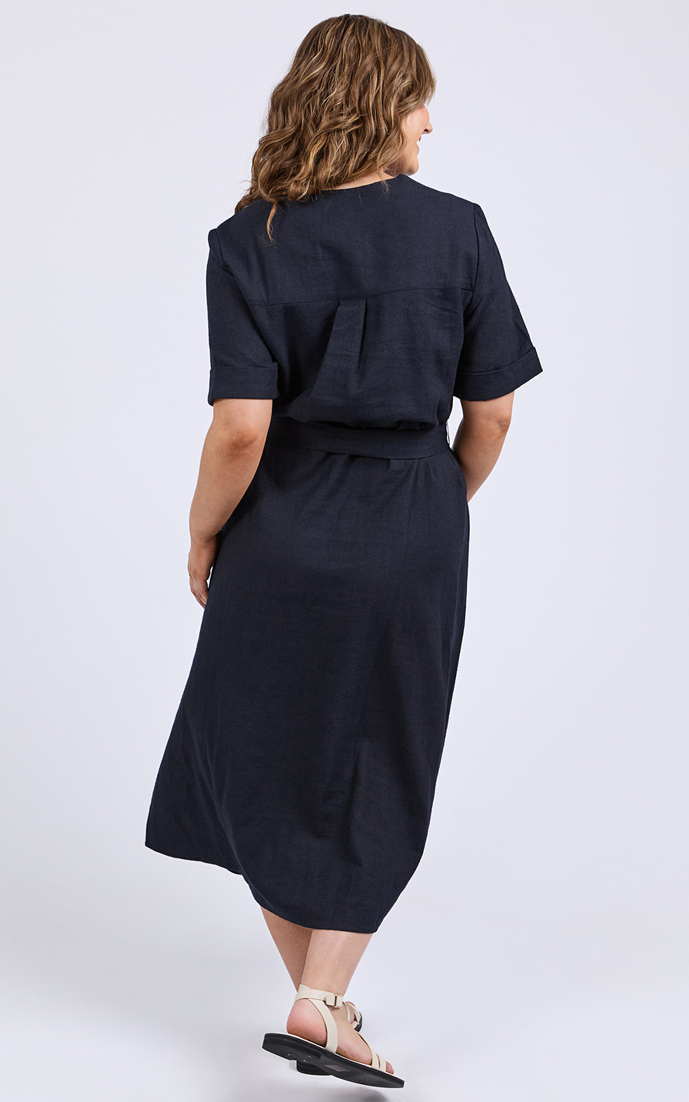 Lily Midi Dress product photo.
