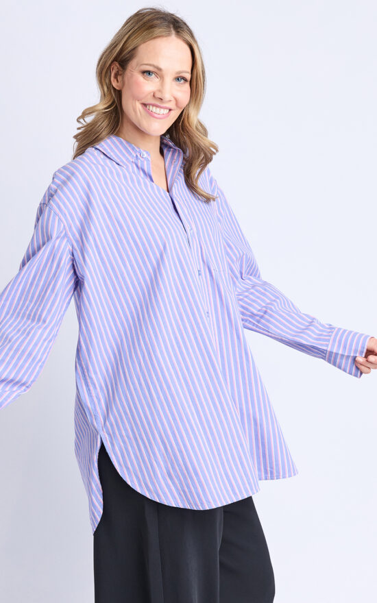 Frankie Striped Shirt product photo.