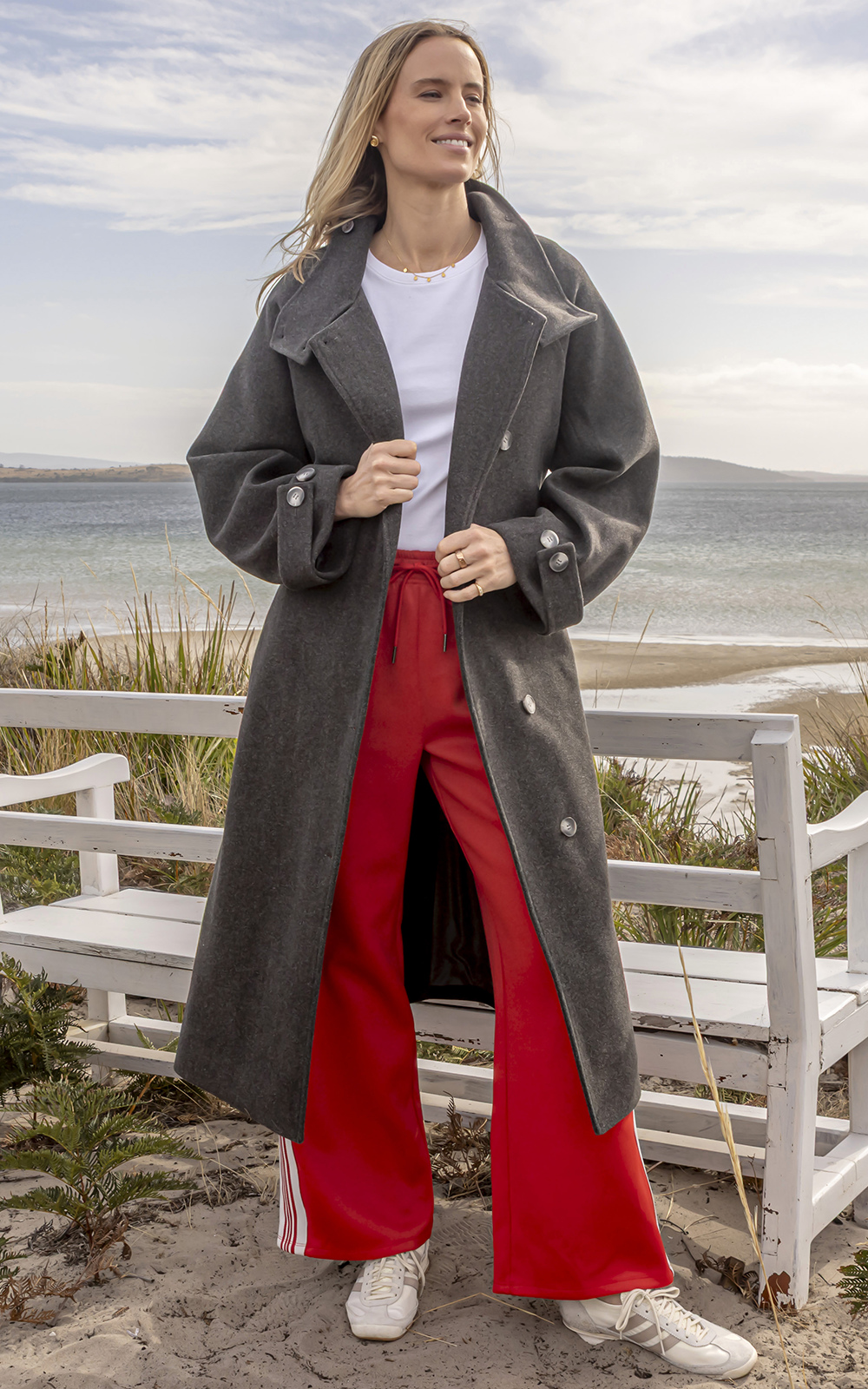 Caroline Coat product photo.