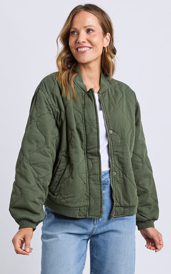 Jean Bomber Jacket product photo.