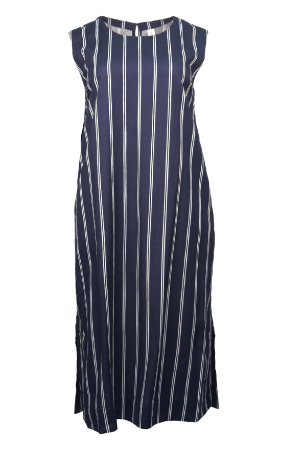 Riley Stripe Dress product photo.