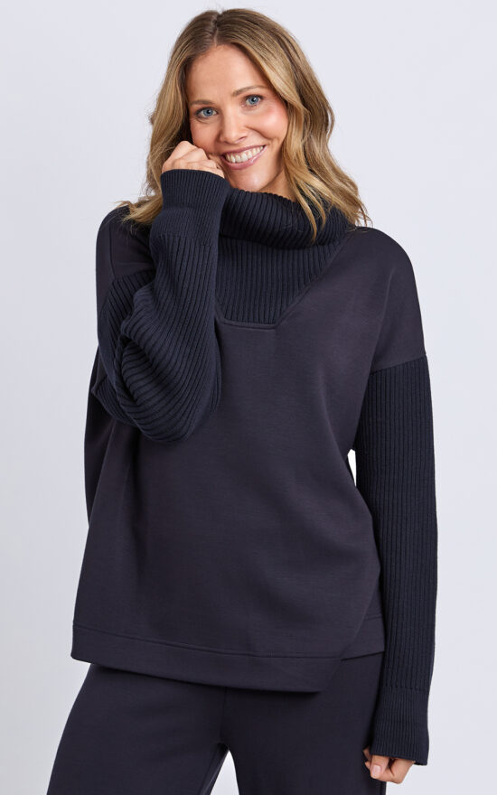 Freedom Cowl Neck product photo.