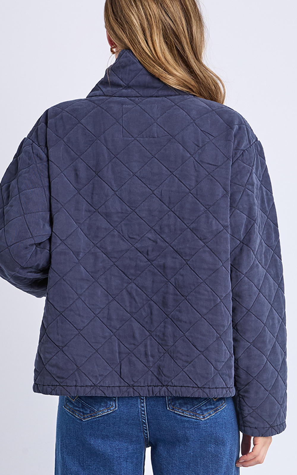 Aurora Quilted Jacket product photo.