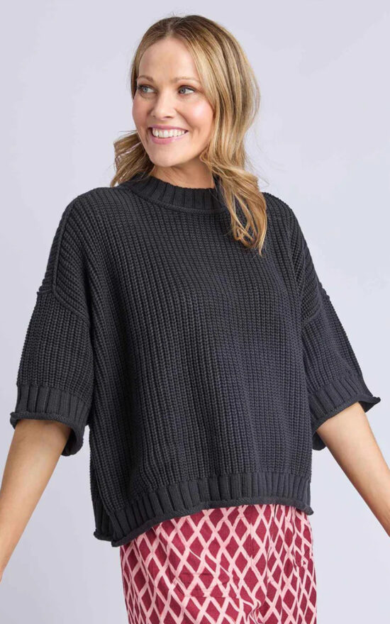 Luela Short Sleeve Knit product photo.