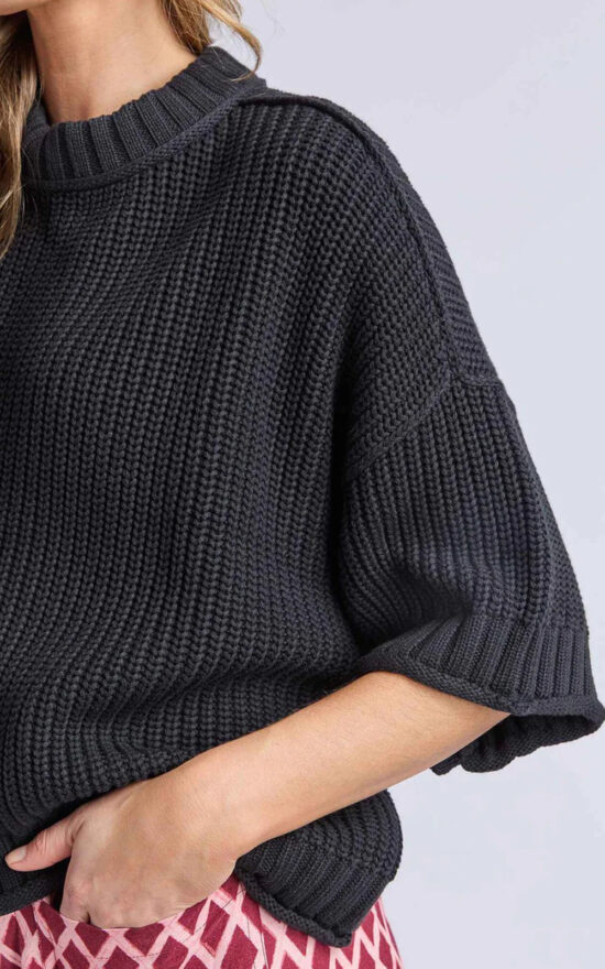 Luela Short Sleeve Knit product photo.