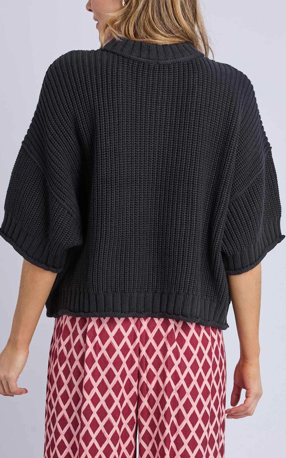 Luela Short Sleeve Knit product photo.