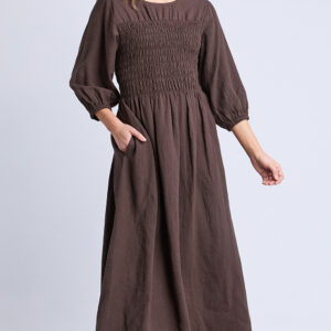 Nora Shirred Dress