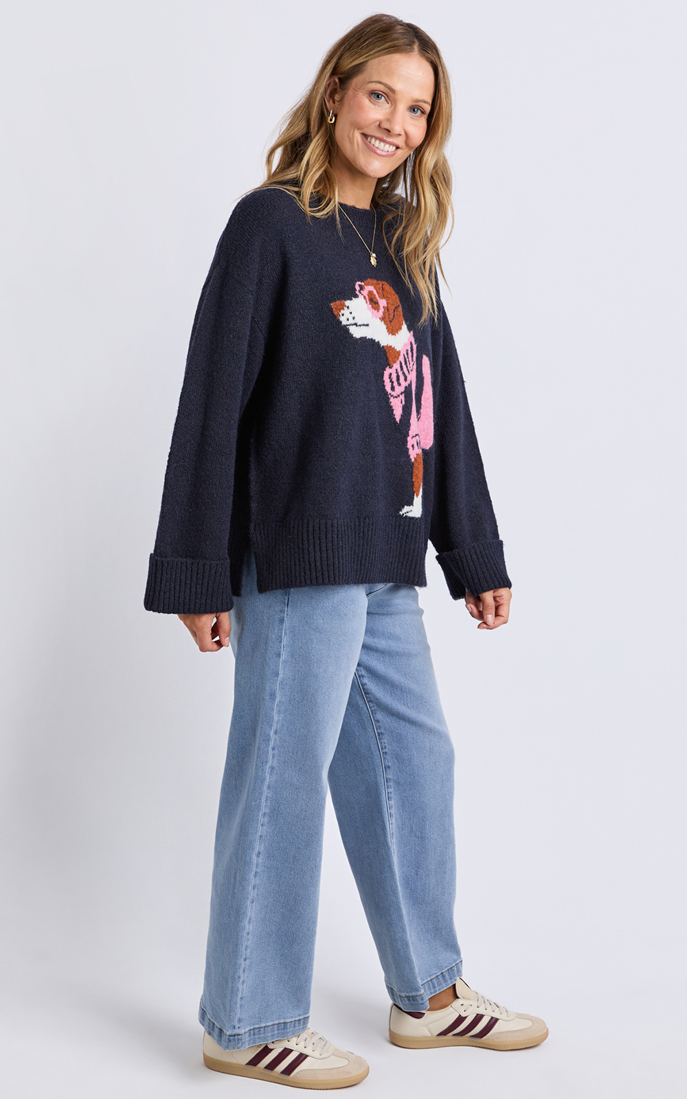 Annie Intersia Knit product photo.