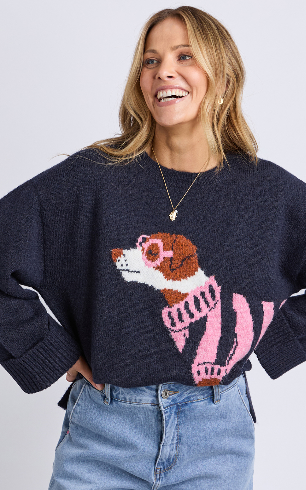 Annie Intersia Knit product photo.