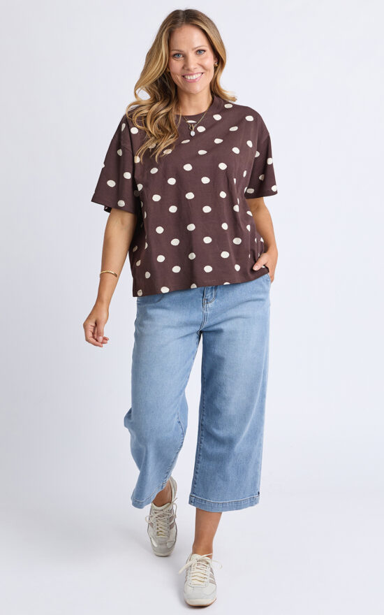 Kim Spot Tee product photo.