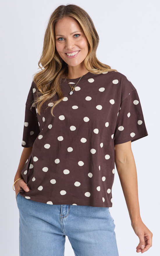 Kim Spot Tee product photo.