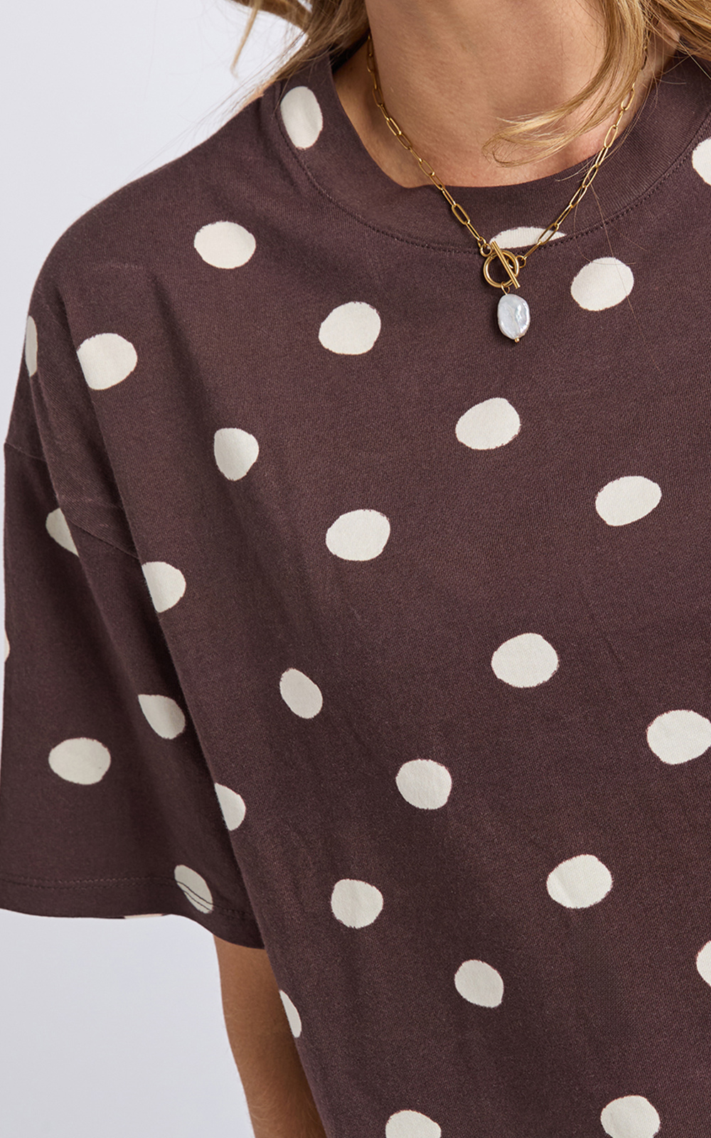 Kim Spot Tee product photo.