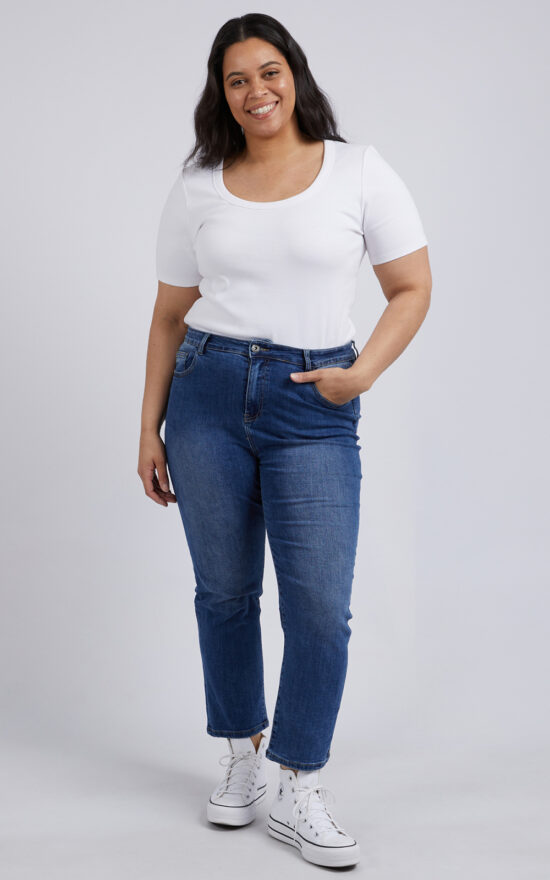 Ada Straight Leg Ankle Jean product photo.