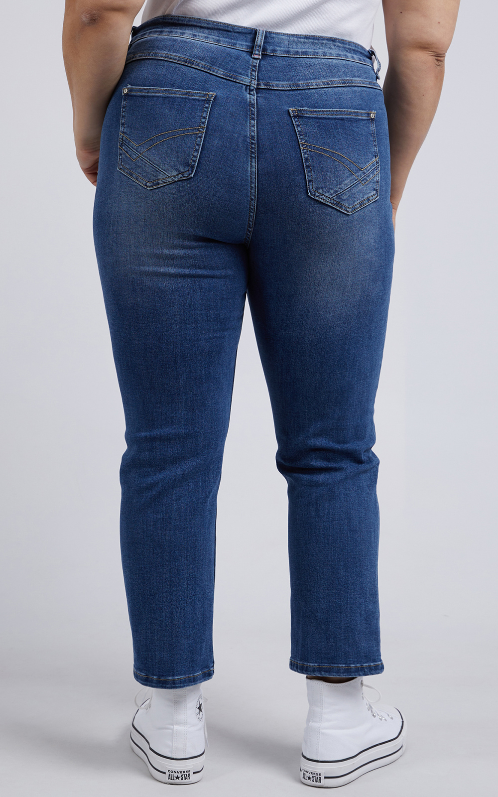 Ada Straight Leg Ankle Jean product photo.