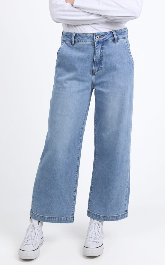 Izzy Wide Leg Jean  product photo.