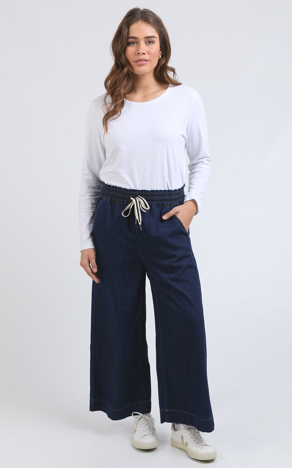 Greta Wide Leg Pant  product photo.
