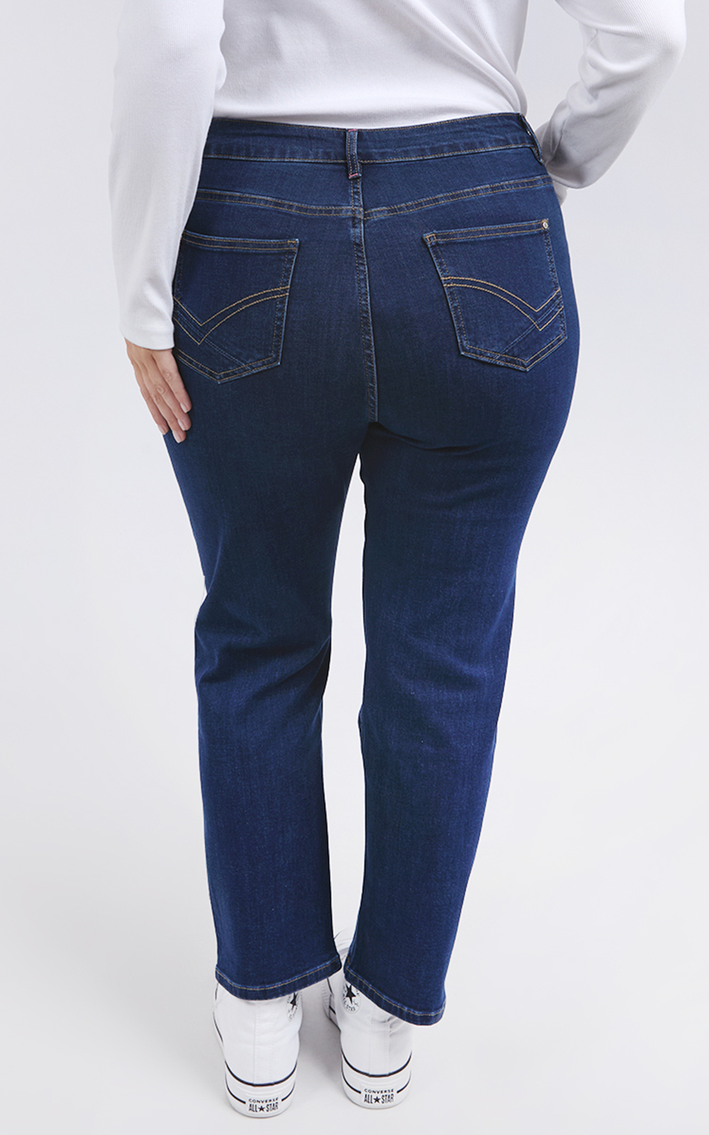 Ada Straight Leg Ankle Jean product photo.