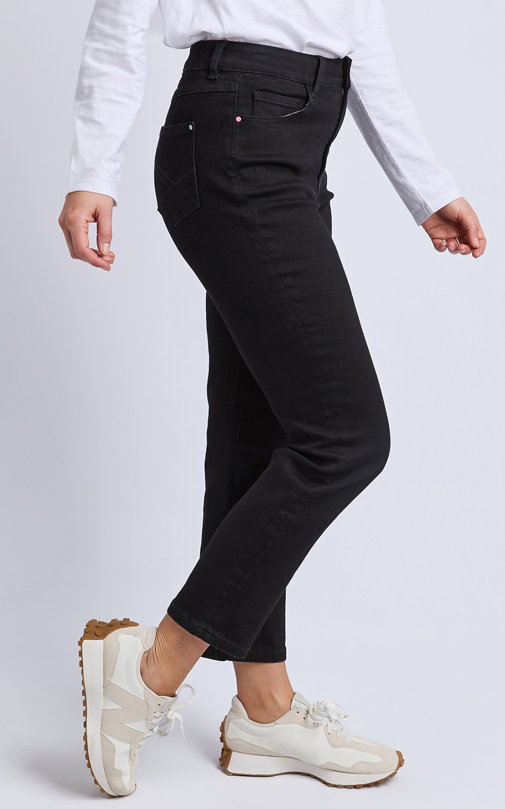 Ada Straight Leg Ankle Jean product photo.