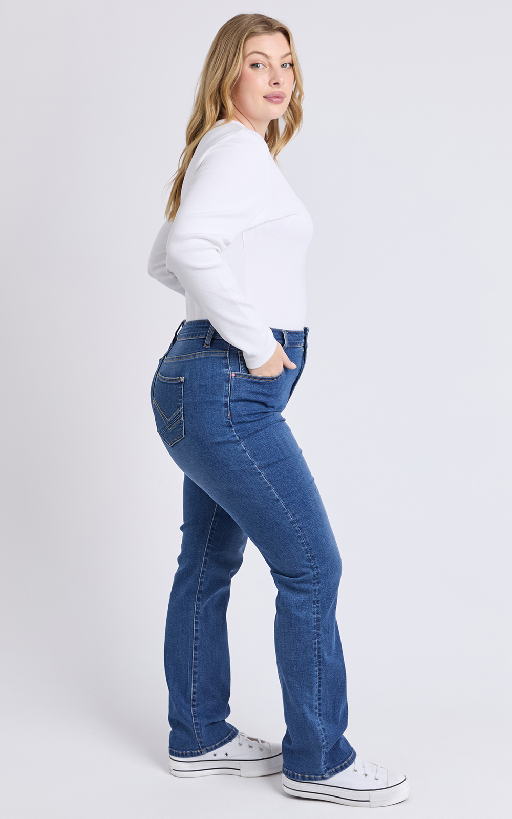 Ada Full Length Jean product photo.