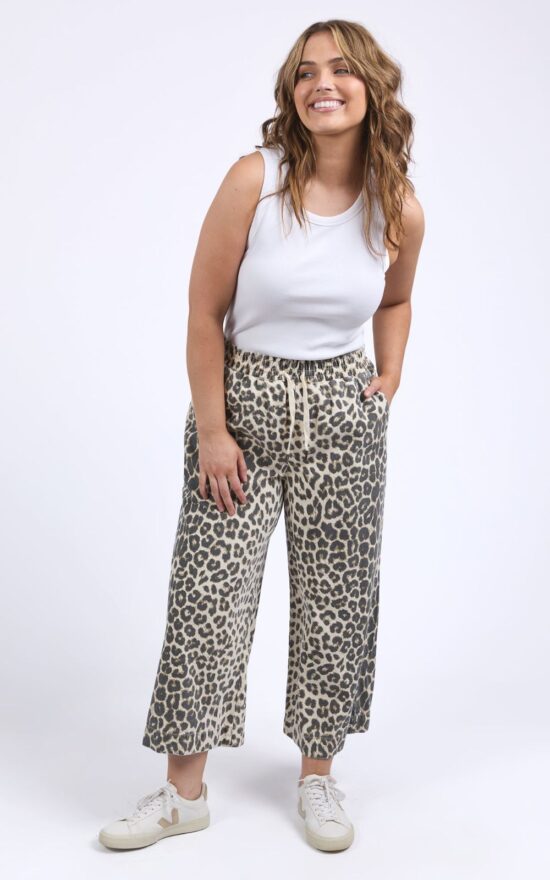 Animal Print Pants product photo.