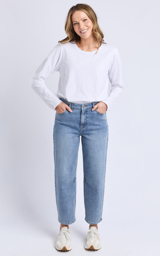 Bessie Barrel Leg product photo.