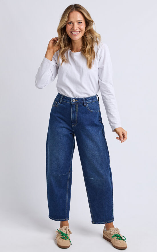 Bessie Barrel Leg product photo.