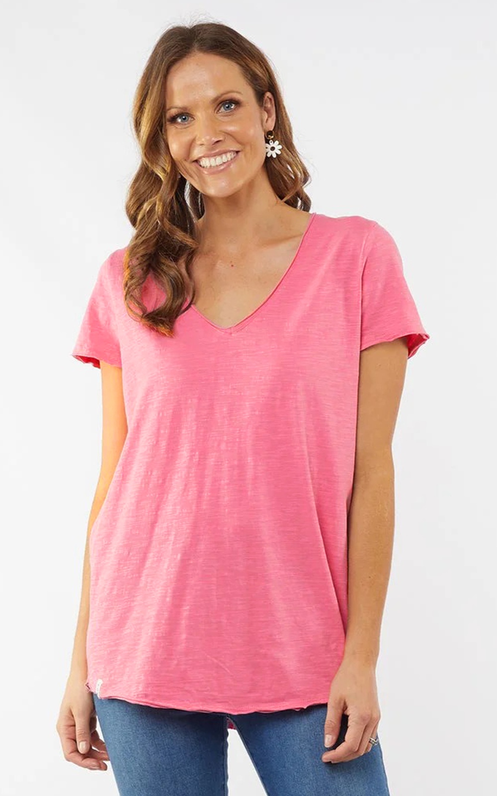 Ruby Vee Neck product photo.