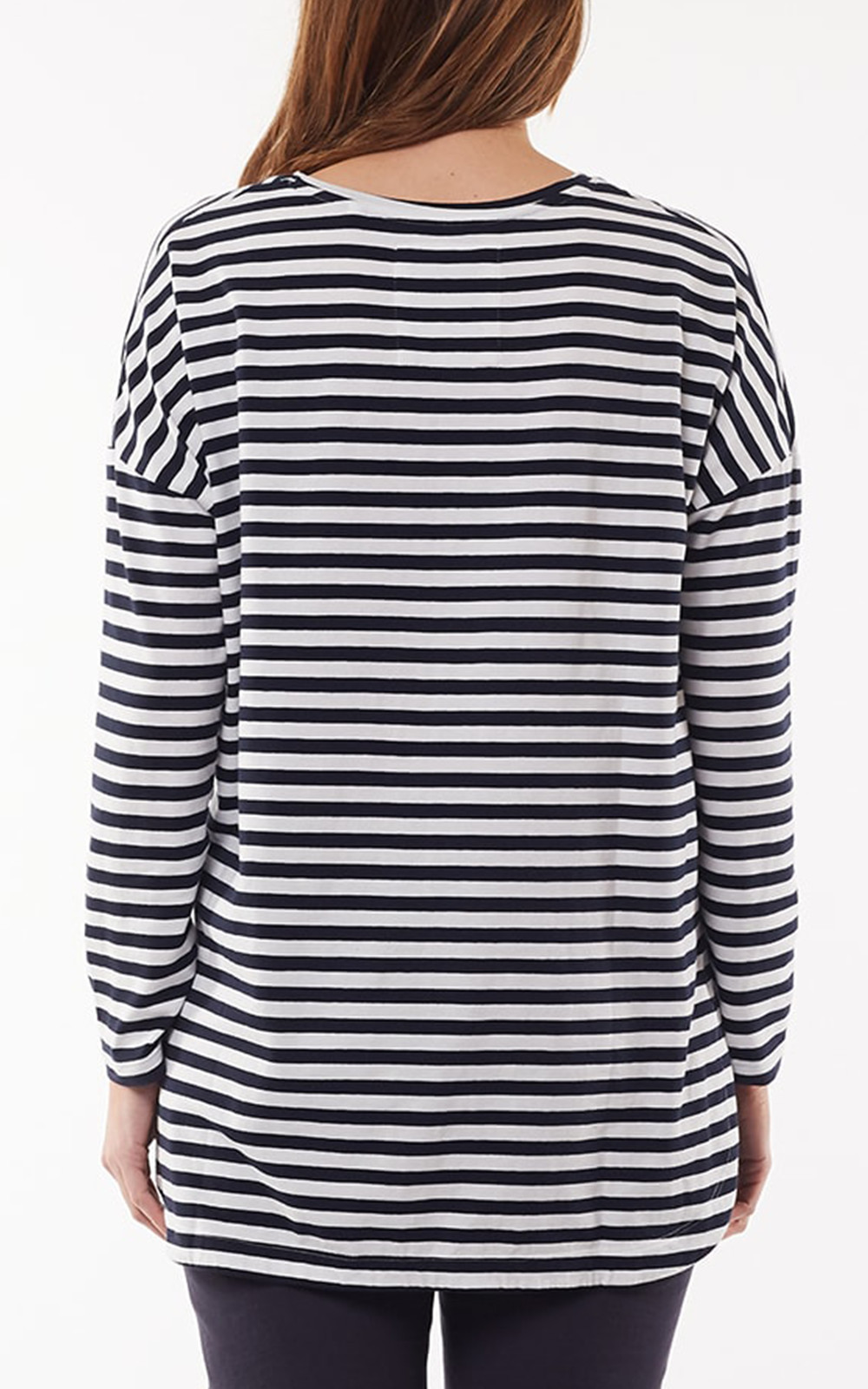Society Stripe L/S Tee product photo.