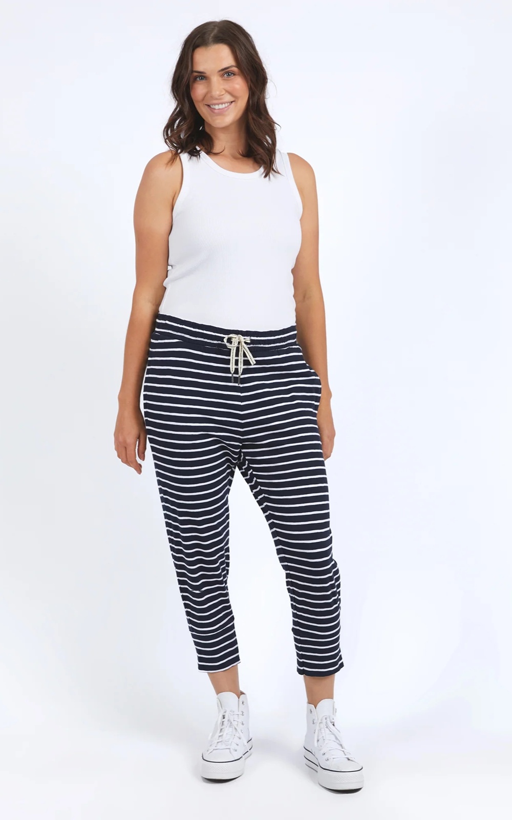 Brunch Pant Stripe product photo.
