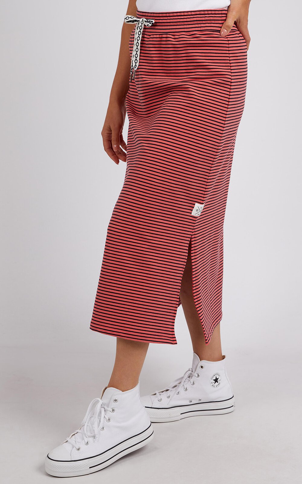 Travel Skirt In Stripe product photo.