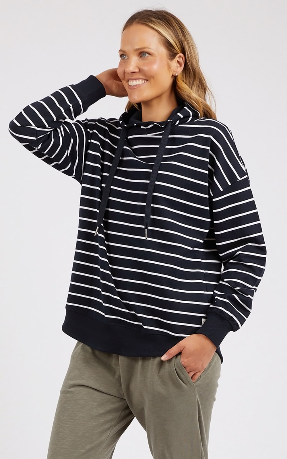 Lounger Scoop Hoodie product photo.