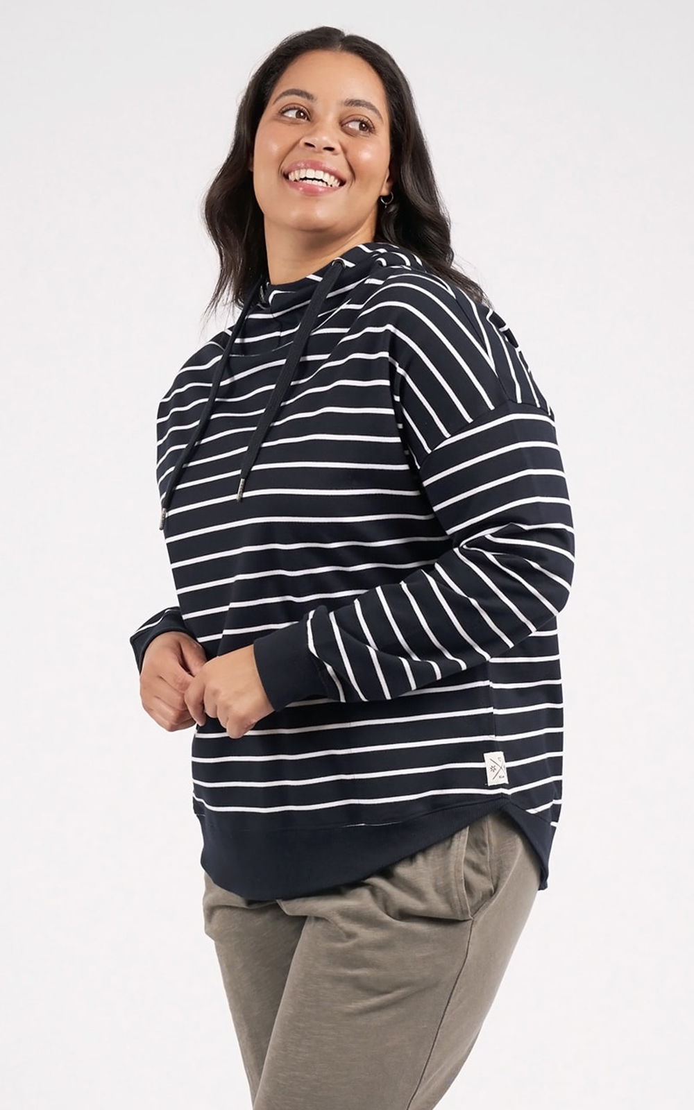 Lounger Scoop Hoodie product photo.
